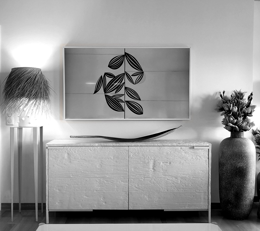 Coplanar sideboard